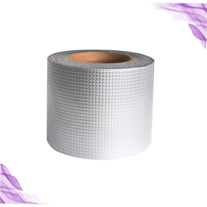 STOBAZA Super Waterproof Butyl Rubber Tape 300cm x 0.5cm for Roof Pipeline Repair Silver - Image 3